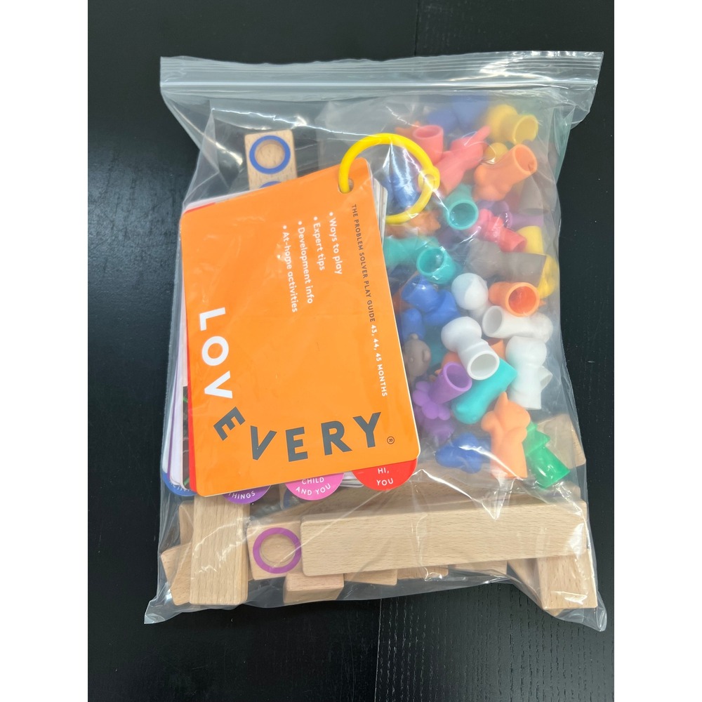 Lovevery Montessori Math Bars and Nature Counters Multicolor Problem Solver OS